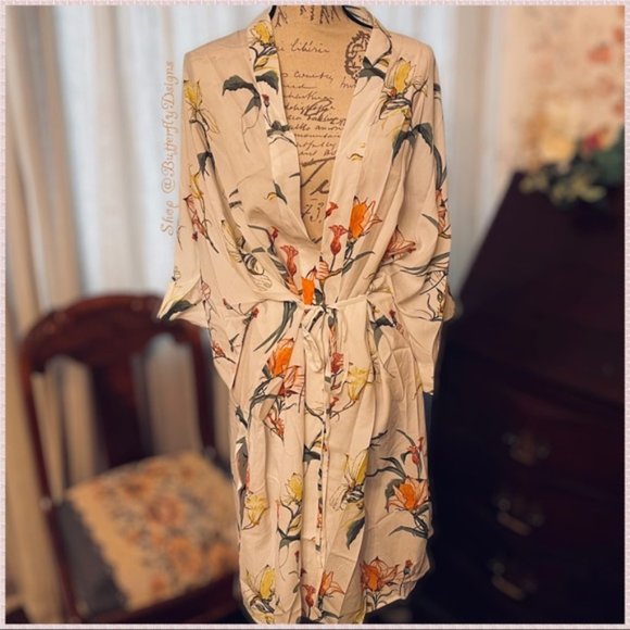 Umgee BluHeaven Sheer Kimono Cardigan - Picture 4 of 11